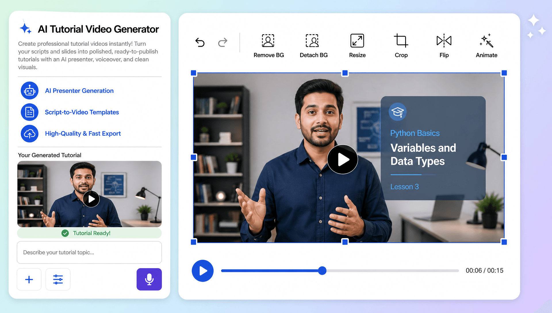 AI Tutorial Video Generator Online β Create Professional Tutorial Videos with AI AI Tutorial Video Generator Online β Create Professional Tutorial Videos with AI